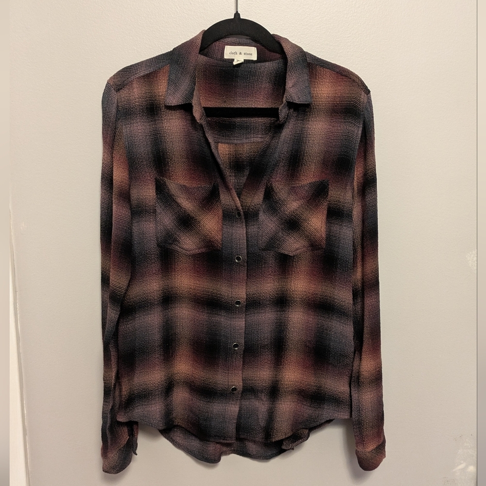 Anthropologie Cloth & Stone Long-Sleeve Buttondown